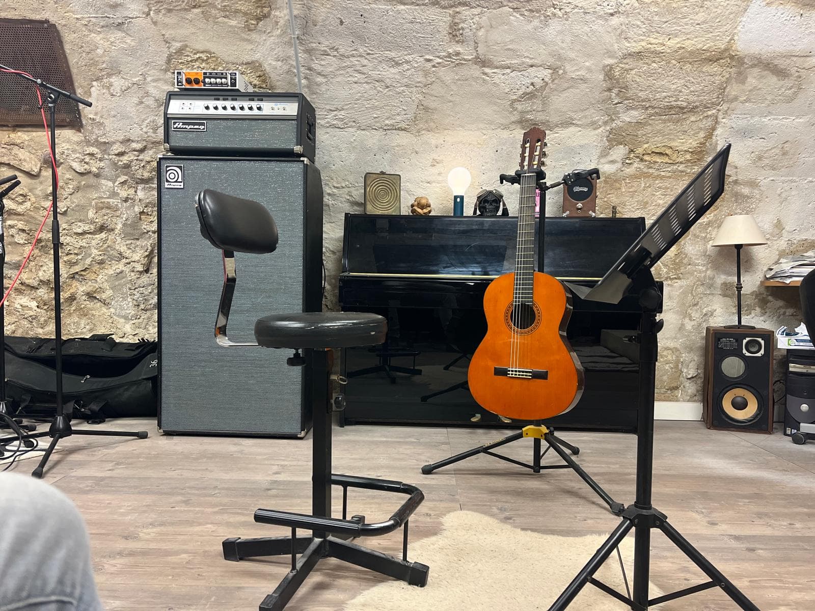 Le studio d'enregistrement